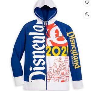 Disneyland 2021 Zip Hoodie for Adults-Size-XL